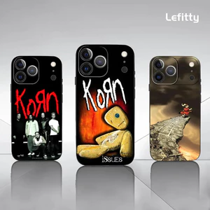 Ốp Điện Thoại K-Korn Ban Nhạc Cổ Điển TP-1 Cho IPhone 17 16 15 14 13 12 11 Pro Max Plus Mini Đen Mờ Vỏ Mềm Funda