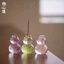 đế gác nắp ấm trà thủy tinh hình hồ lô cao cấp khay cắm nhang mini decor bàn trà phong cách thiền đồ chơi trà đạo sáng tạo