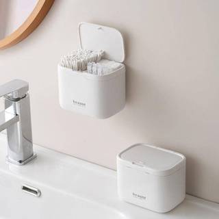 [FSBAKE] Hộp đựng khăn bông nâng tự động giữ khăn bông trang điểm Hộp đựng trong suốt chống bụi cho bàn làm việc trang điểm KCB