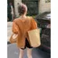 Mùa hè Phong cách mới Thời trang Pháp Cổ tròn Màu trơn Đơn giản Sang trọng Thiết kế phù hợp Cảm giác Ren độc đáo P