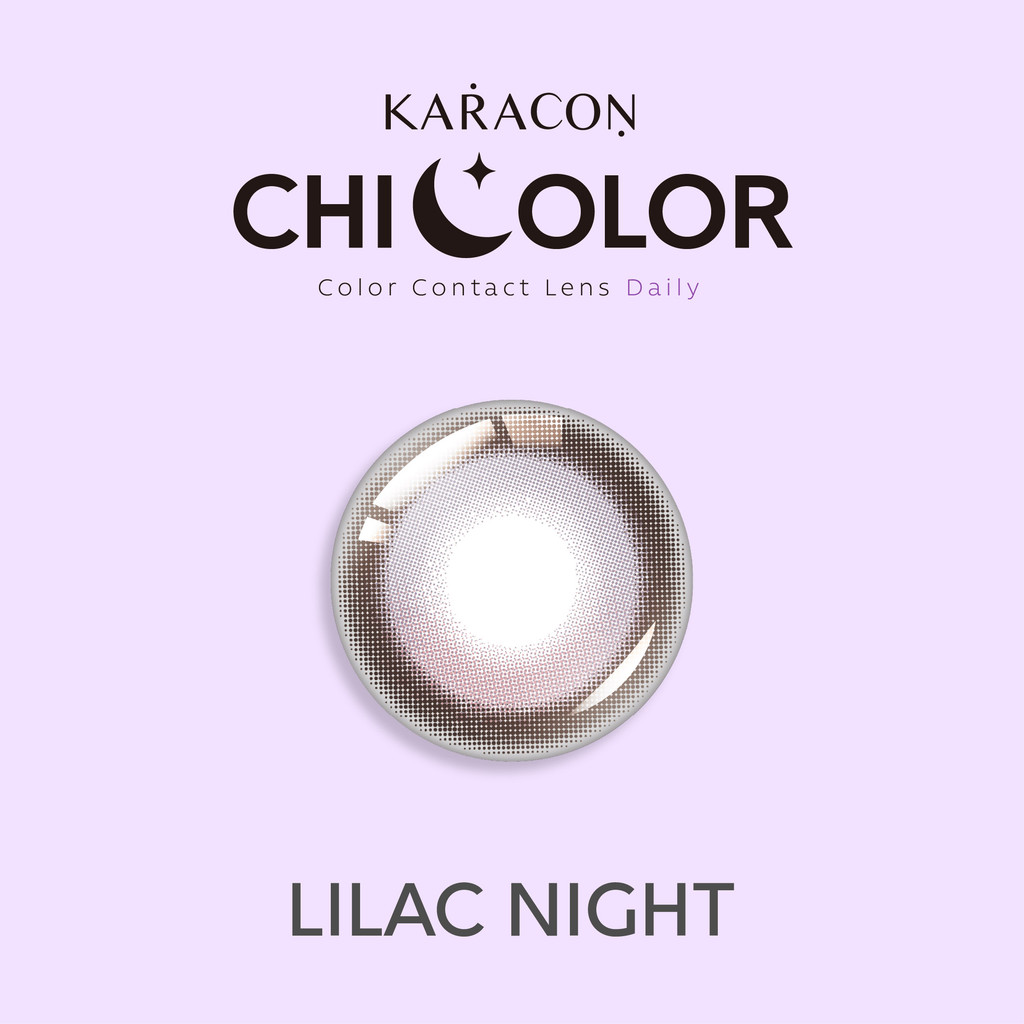 [Lens 1 Ngày] - Lens Highlight Khóa Trục KARACON CHICOLOR -#46 Lilac Night (2 Chiếc)