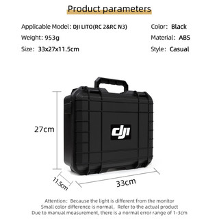 Dành Cho DJI LITO 1 / X1 Hộp Chống Cháy Nổ Đeo Vai Di Động Hộp Chống Thấm Nước RC 2 / RC-N3 Điều Khiển Từ Xa Bảo Quản Hộp Cứng Vali Lito1 Phụ Kiện