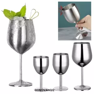 Cốc Inox DONOVANQQ, Cốc Rượu Retro Sáng Tạo, Ứng Dụng Rộng Rãi Đồ Uống Bền Đẹp Không Thể Phá Vỡ Cốc Du Lịch Kính Cao