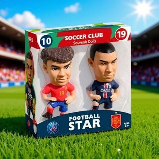 Mô hình tượng nhỏ cầu thủ bóng đá cầu thủ World Cup 2026, đồ chơi sưu tầm, mô hình sao thời thượng