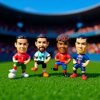 Mô hình tượng nhỏ cầu thủ bóng đá cầu thủ World Cup 2026, đồ chơi sưu tầm, mô hình sao thời thượng