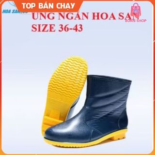 ( ĐỦ SỐ TỪ 36-43 ) Ủng cao su cổ ngắn,hãng hoa san loại đẹp giá rẻ