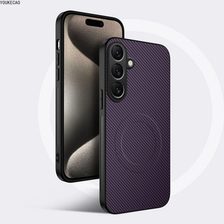 Dành Cho Samsung Galaxy A57 A37 A07 A17 A05 A05S A06 A15 A16 A25 A26 A35 A36 A55 A56 Vỏ Điện Thoại Từ Tính Bằng Sợi Carbon Sang Trọng Bảo Vệ Camera Vỏ Silicon Mềm Chống Sốc