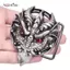 Đai nam AqToCna bule 7.3cm họa tiết đầu rồng bằng đồng kim loại pin bules AqToCna
