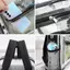 E-WOITD Trong Suốt Bapa Nhỏ Đơn Giản Dây Kéo Túi Mùa Hè Phù Hợp Thời Trang Trong Suốt PVC Túi Xách Ví Túi Điện Thoại E-WOITD