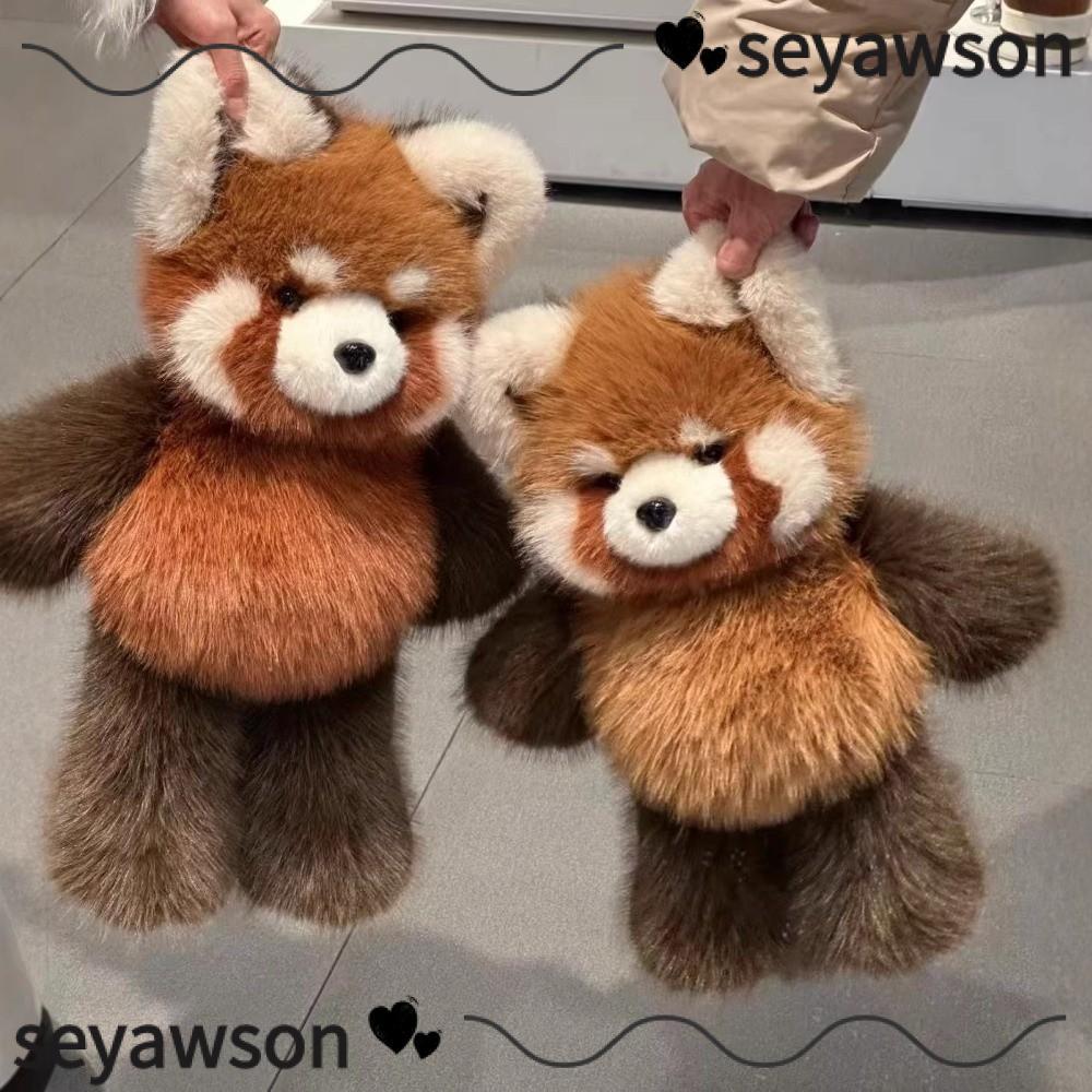 SEYAWSON Gấu Trúc Nhồi Bông Chạy, Gối Lông Tơ, Quà Tặng Sinh Nhật Sáng Tạo, Hỗ Trợ Cảm Xúc