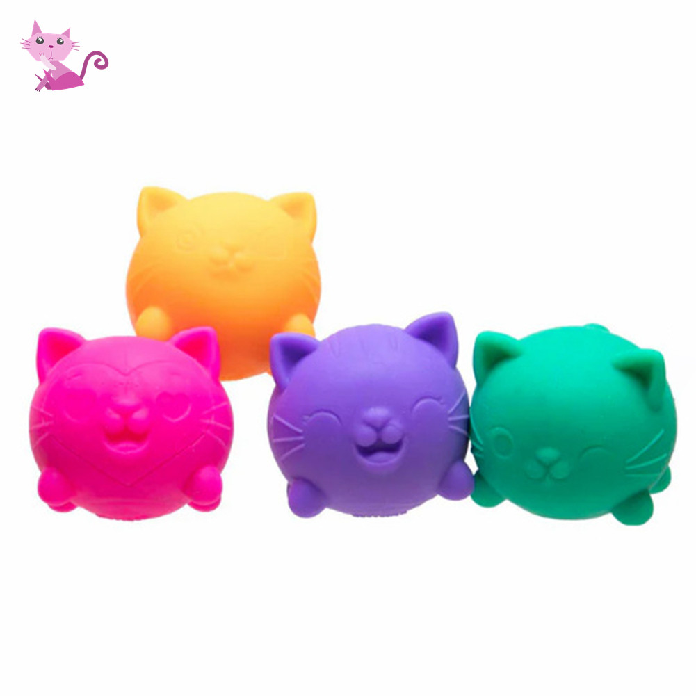 NeeDoh Teenie Mèo Mát Bóng Căng Thẳng Đồ Chơi Cảm Giác Bỏ Túi Cho Trẻ Em Người Lớn