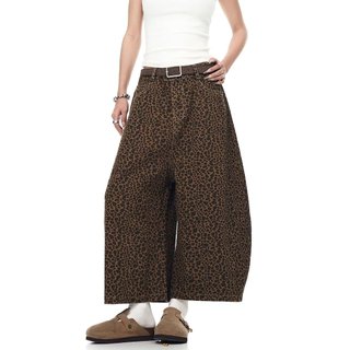 GKSSS Quần short denim nam thương hiệu thời trang Mỹ thêu họa tiết da báo chất lượng cao trung tính
