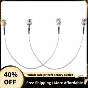 2 Chiếc 3G HD SDI BNC 30cm 75 Ohm cho máy ảnh, thiết bị video, hỗ trợ HD-SDI 4K 8K