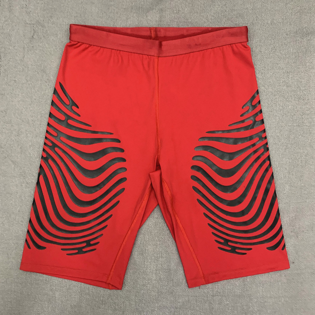 Summer Track and Field Training Tight Shorts Sports Quick-Drying Nylon High Elastic Marathon Running Fitness Cycling Skinny Knee Length Pants EgMs