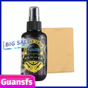 Guansfs Đàn Guitar Vệ Sinh Bộ Chăm Sóc 120Ml Fretboard Tinh Dầu Chanh Kèm Vải Để Bảo Trì Dụng Cụ Âm/Cổ Điển/Điện