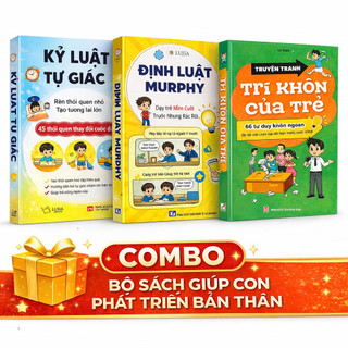 Combo 3 Cuốn: Kỷ Luật Tự Giác + Định Luật Murphy + Trí Khôn Của Trẻ ( Có Lẻ Từng Cuốn )