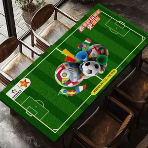 YHMBY1314 World Cup Bàn Thảm 2026 Thể Thao Bóng Đá Xổ Số Cửa Hàng Khăn Trải Bàn Dùng Một Lần Thấm Hút Nước Chống Bụi Bẩn Để Bàn Bảo Vệ Thảm