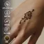 Thực Vật Nguyên Chất Kem Henna Lâu Dài Chống Thấm Nước Nâu Ấn Độ Vẽ Tay Hình Xăm Unisex Body Tranh Henna Kem