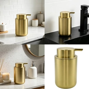 Hộp đựng xà phòng lỏng bằng thép không gỉ cc Hộp đựng kem dưỡng thể nạp lại dễ dàng
