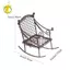 Đồ nội thất nhà búp bê ghế xoay thu nhỏ, mạnh mẽ, sáng tạo, ghế mini nhỏ