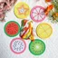 Handmade Cross Stitch Trà Coaster Với Thêu Riêng diy Placemat Coaster Thêu Tay Quà Tặng Sáng Tạo 0421