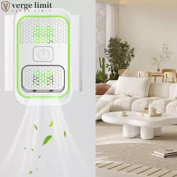 Máy làm sạch không khí VERGE LIMIT, Máy lọc không khí nhỏ yên tĩnh, Loại bỏ bụi US UK EU Cắm Máy lọc không khí cắm im lặng di động tại nhà