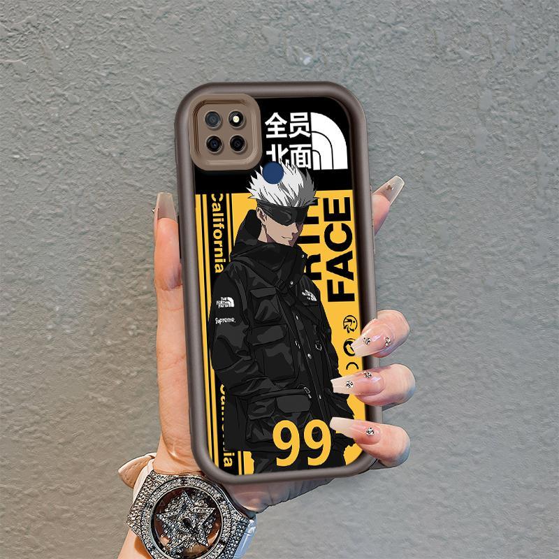 Ốp Lưng Cho Realme C12 C25 C25S C21Y C25Y C15 Narzo 30A Narzo 20 Vỏ Điện Thoại Mềm Silicon Hoạt Hình TPU Jujutsu Kaisen Anime Mặt Sau Chống Sốc Mắt Thiên Thần