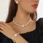 MAKY Bộ Trang Sức Camellia Cho Cô Dâu - Vòng Tay và Bông Tai, Phù Hợp Dự Tiệc và Làm Quà Tặng