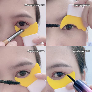 【Roshy】Dụng cụ đa năng dụng cụ gắn mi giả bằng silicon. dụng cụ hỗ trợ kẻ mắt và đánh phấn mắt dụng cụ chuốt mascara