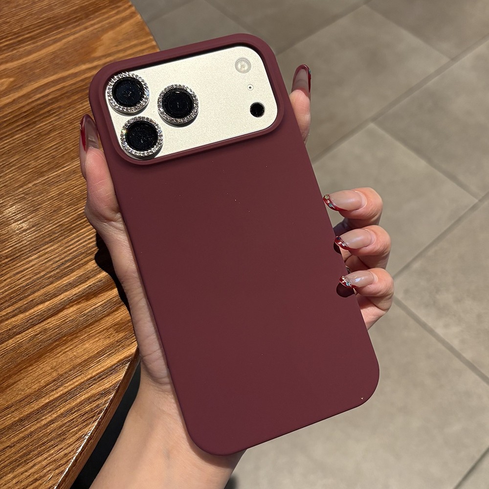 Ốp Điện Thoại Silicon Màu Vàng Lỏng Cho iPhone 17 Pro Max 17 Air 16 Plus 15 14 13 12 11 Vỏ Bảo Vệ Chống Sốc