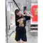 Áo thun cổ tròn unisex Oversized với họa tiết bóng bay nhiều màu, phong cách Hàn Quốc