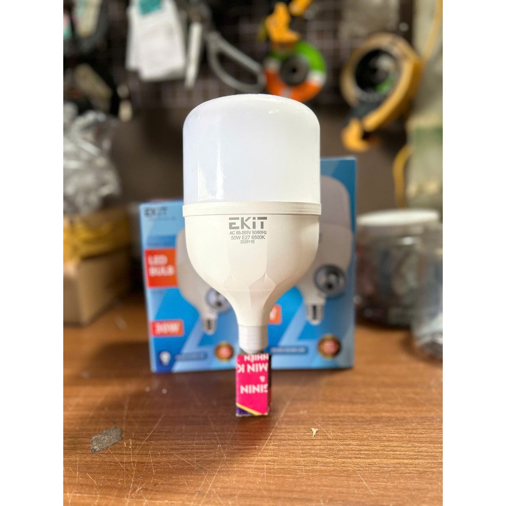 Bóng Đèn LED EKIT 30W / 50W Siêu Sáng E27 – Tiết Kiệm Điện, Ánh Sáng Trắng 6500K, Tuổi Thọ Cao