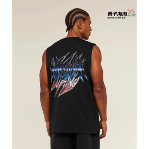 Gym Eagle American Eagle - Áo Tank Top Oversize Thể Thao Hình In Cho Tập Luyện