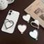 Popsocket Gương Họa Tiết Tình Yêu Nam Châm Có Thể Gập Lại Giá Đỡ Điện Thoại Nam Châm