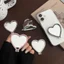 Popsocket Gương Họa Tiết Tình Yêu Nam Châm Có Thể Gập Lại Giá Đỡ Điện Thoại Nam Châm