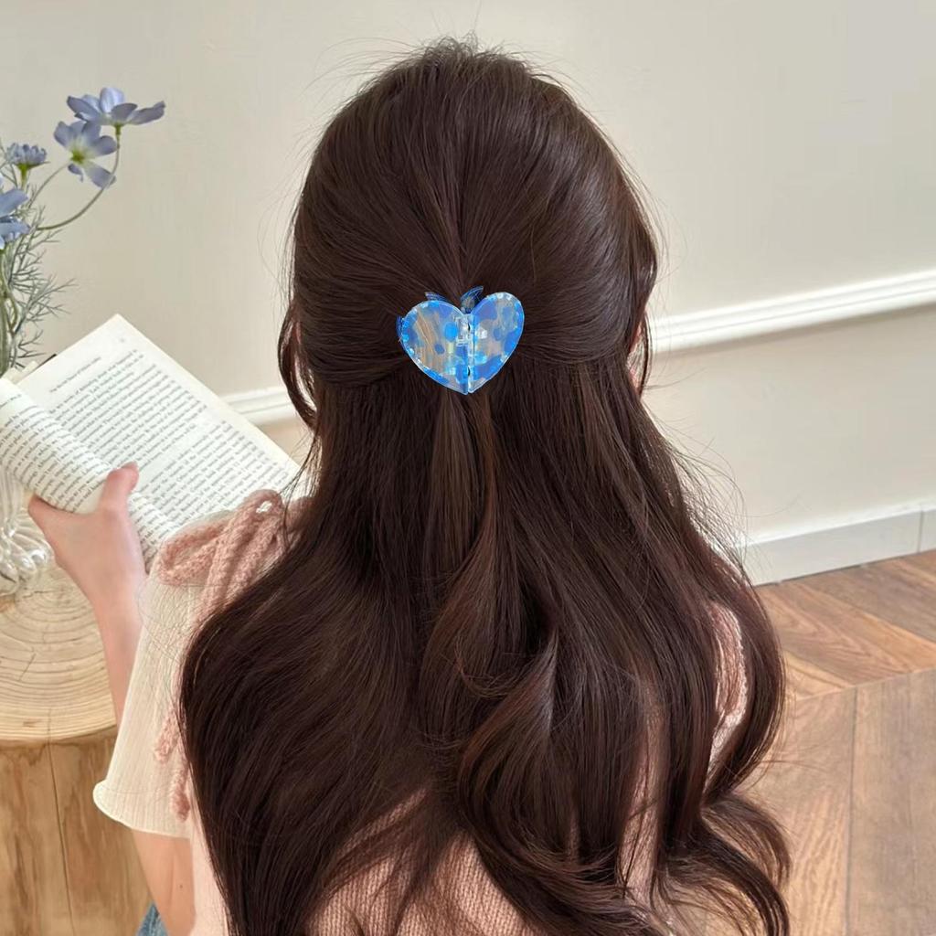 Kẹp Tóc Từ Tính Hình Trái Tim - Phong Cách Hàn Quốc Dễ Thương, Quà Tặng Valentine Cho Bạn Gái