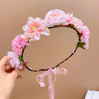 Vòng hoa mũ phong cách mới cho ngày lễ - Hoá thân thành công chúa với phụ kiện tóc 5A6X