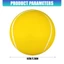 PPY 12 Miếng Bóng Tennis Bouncy Chất Liệu PU An Toàn Cho Thể Thao Trong Nhà Và Ngoài Trời Tập Thể Dục Tay Giảm Căng Thẳng