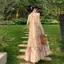 Đầm dây trà cỡ lớn phong cách Pháp, phù hợp đi biển. Style nghỉ mát nhẹ nhàng và thẩm mỹ siêu cổ tích Mori.