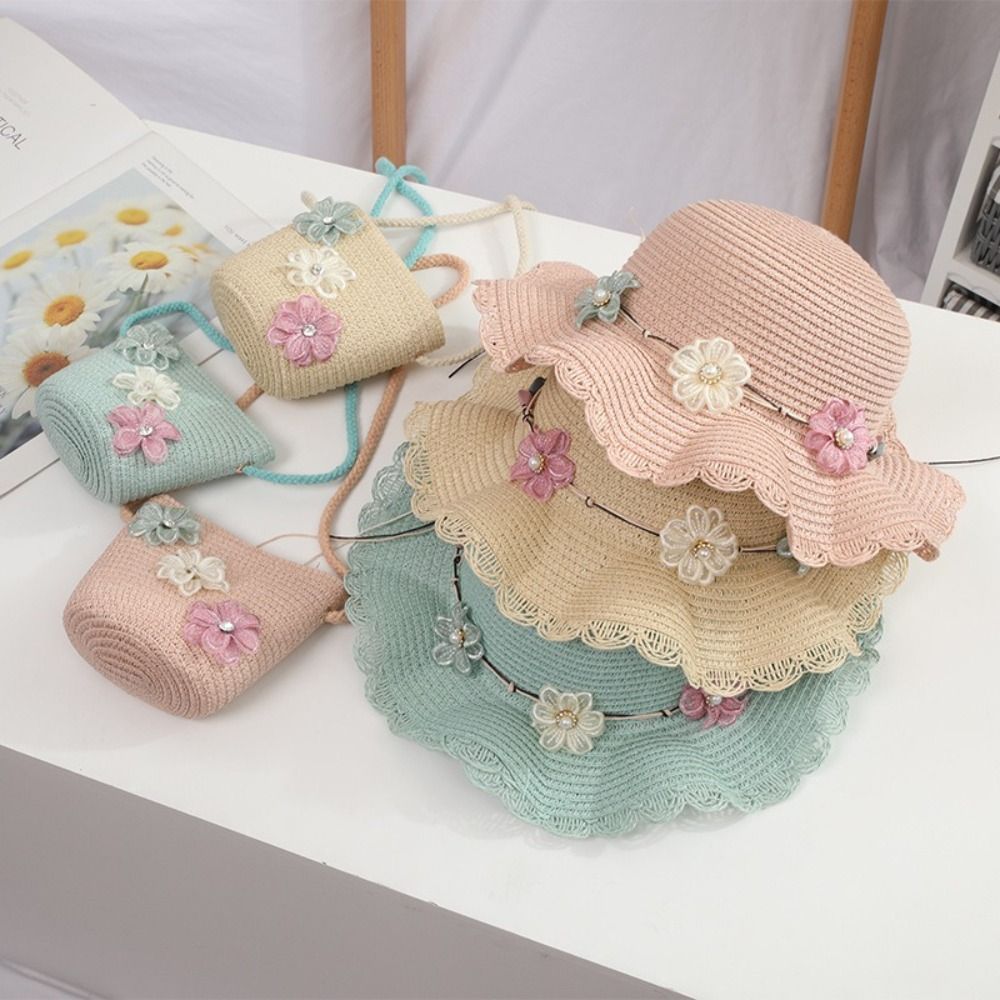 Mũ chống nắng trẻ em FEDAOG, Nhiều màu Mũ chống nắng cho bé gái 2-8 tuổi, Mũ chống nắng thời trang dễ thương cho trẻ em đi biển