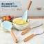 Nhật Bản Đơn Giản Đồ Dùng Nhà Bếp Silicon Thìa Cơm Chống Dính Phong Cách Bắc Âu Thìa Cơm Xẻng Cơm Nhà Bếp Thìa Xẻng 8GM7