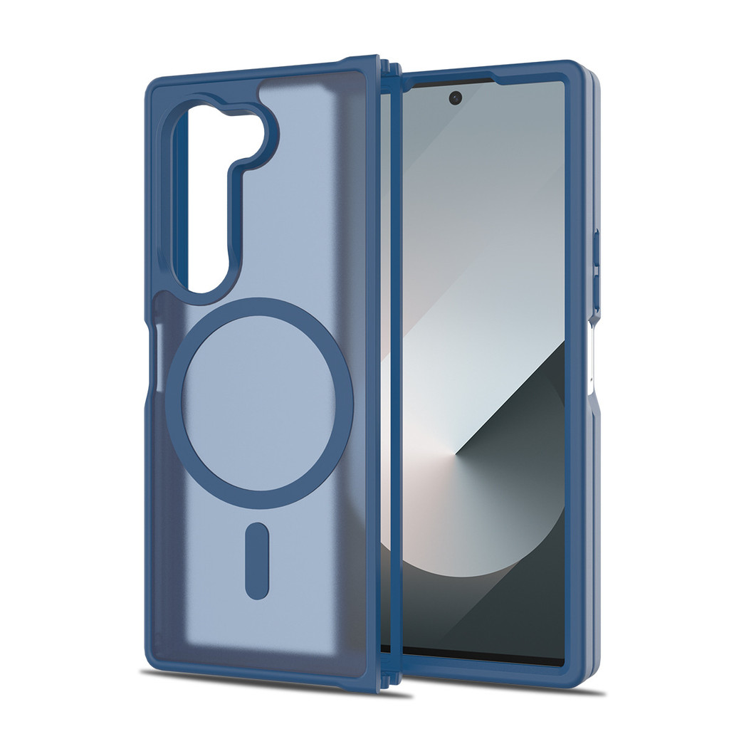 Ốp điện thoại cho Samsung Galaxy Z Fold7 Vỏ bảo vệ từ tính lá chắn bạc chống sốc