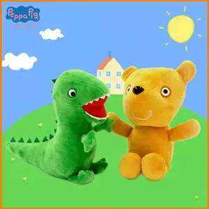 Peppa Pig Friends Khủng Long Peppa Gấu Bông Sang Trọng Búp Bê Đồ Chơi Cứng Cho Bé Quà Tặng Sinh Nhật Hoạt Hình Búp Bê Trang Trí Nhà