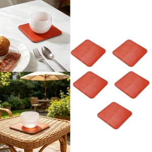 Cc Square Drink Coasters Tấm lót ly chống trượt thấm nước chịu nhiệt cho gia đình