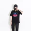 Áo sơ mi unisex cổ tròn làm từ cotton cao cấp với họa tiết gradient màu sắc