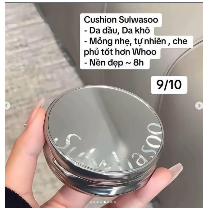 CUSHION SULWHASOO  TONE 21N1 MINI 5G FULLBOX DATE 5/2028