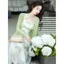 Bộ đồ hai mảnh áo len cardigan xanh phong cách cổ tích Super Fairy Forest, phù hợp xuân hè