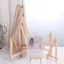 BORAGETE Gỗ Vẽ Easel, Hình Tam Giác Kích Thước Nhỏ Để Bàn Easel, Thiết Kế Có Thể Gập Lại Thiết Kế Di Động DIY Thủ Công Tranh Hiển Thị Giá Đỡ Tranh