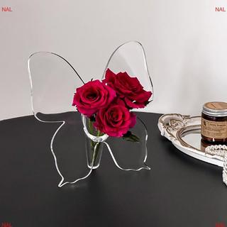 [NA] Bình hoa Acrylic bướm trong suốt Phụ kiện sắp xếp hoa ba chiều Bình bướm Trang trí nhà cửa MỚI