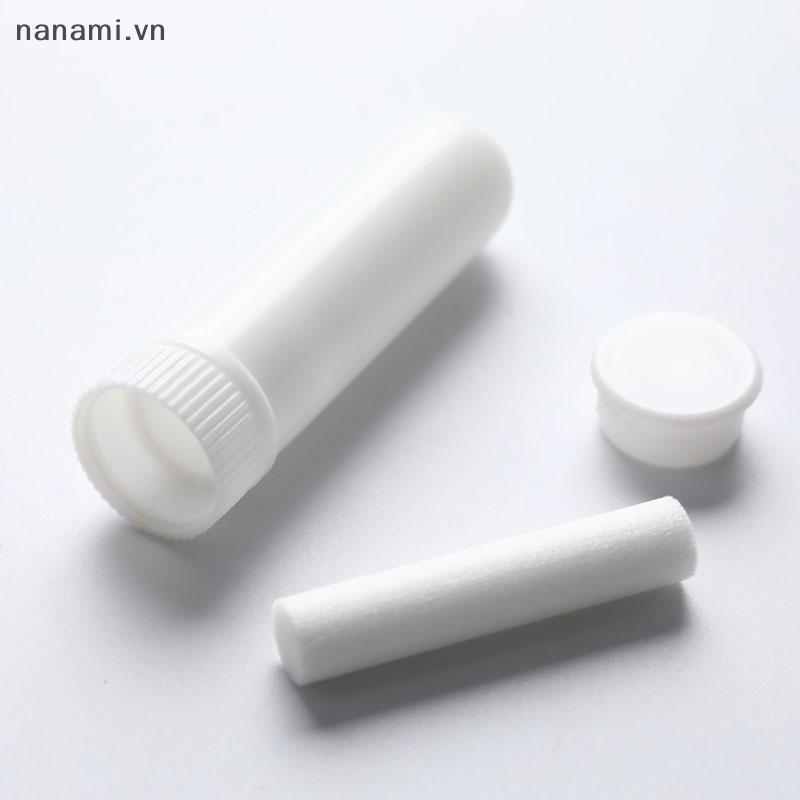 [nanami] 10 Ống hít bằng hương liệu Sti Ống hít mũi trắng rỗng [VN]